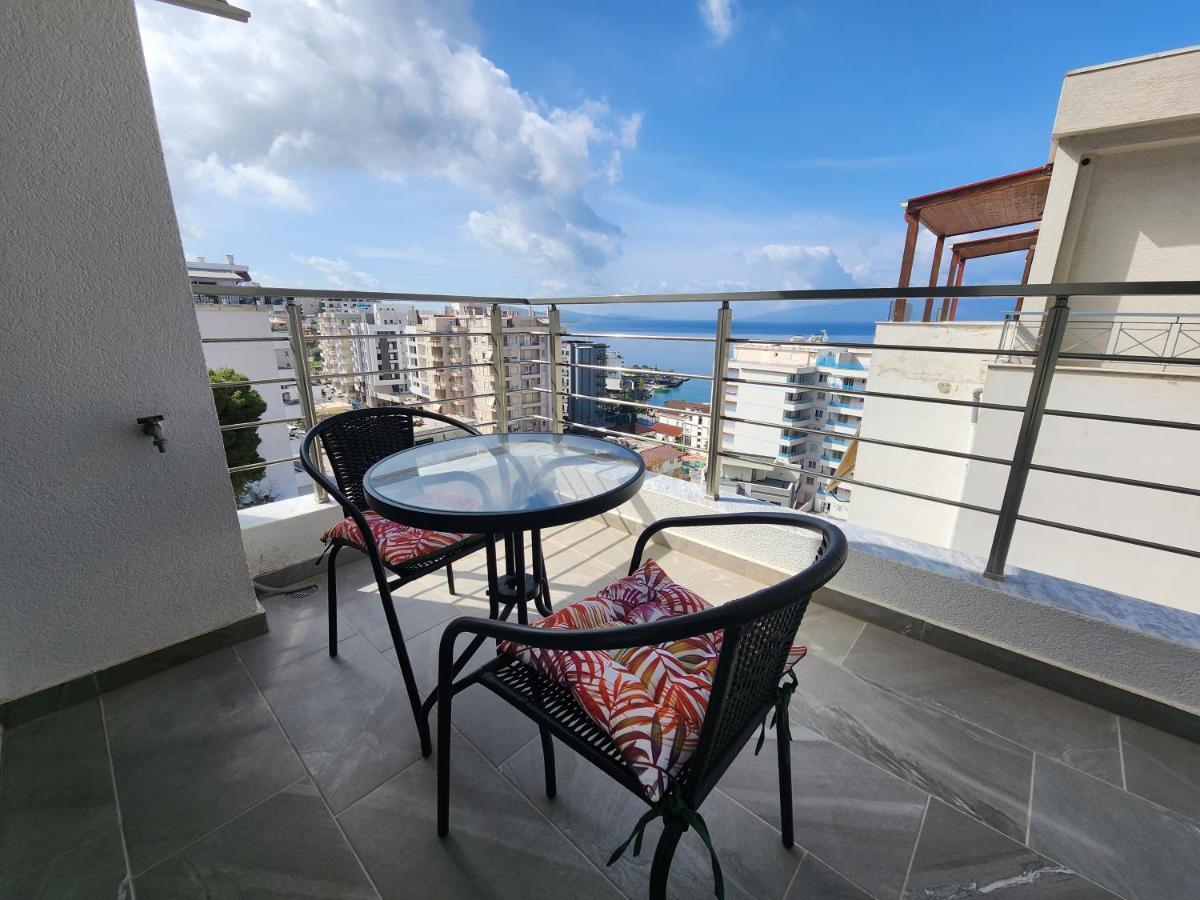 Amazing Sea View Apartment Sarande Luaran gambar